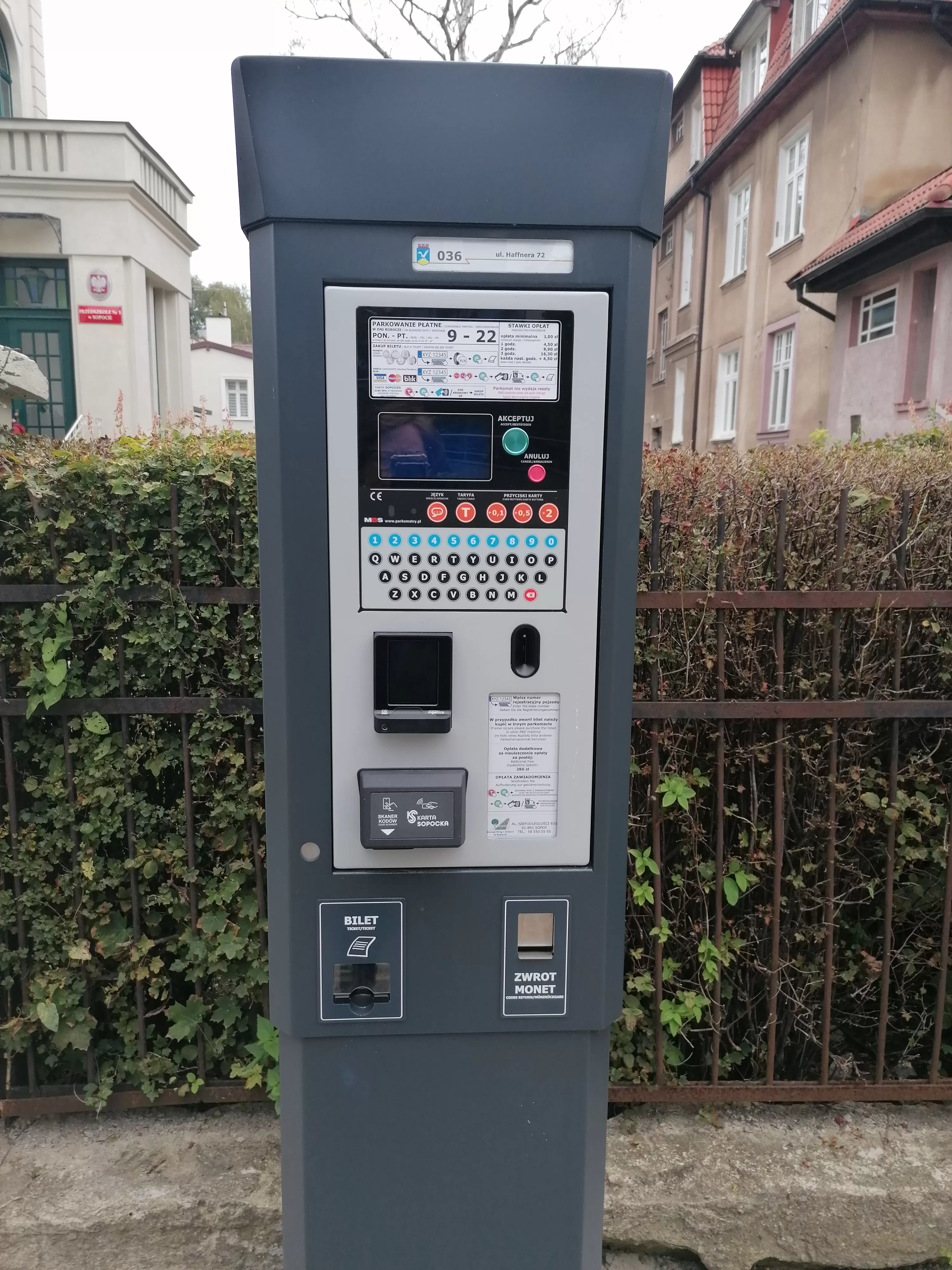 Karta Opłaty Zryczałtowanej za parkowanie 