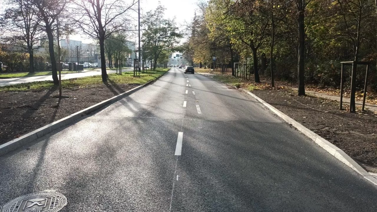 Remont kolejnego odcinka Alei Niepodległości 